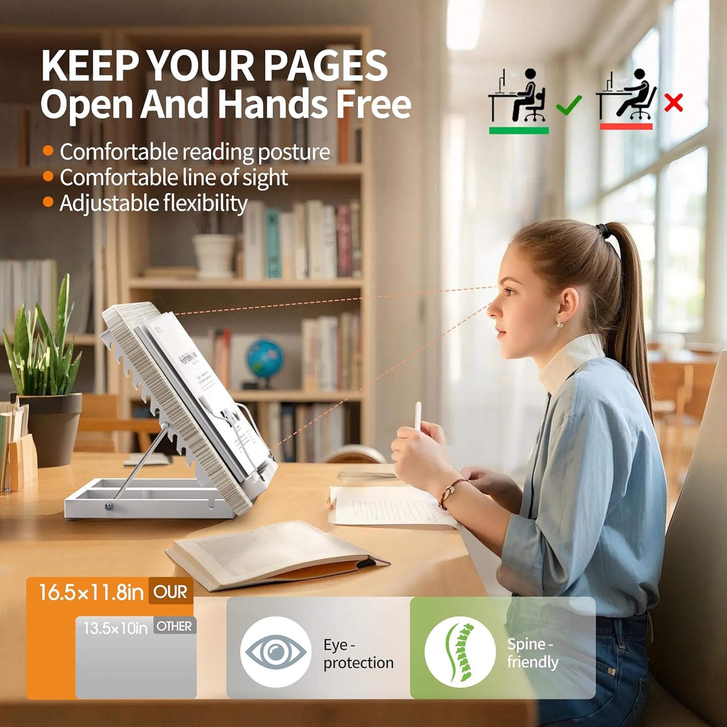 NAMON 2 in 1 Portable Laptop Floor Stand & Laptop Stand for Desk, Small Adjustable Table with Height Adjustable from 16.5" to 51", Wooden Laptop Stand White for Home, Office, Meeting Room, Study