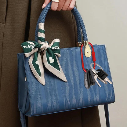 Key Chain, Brass Key Rings 2 Pack Screw Lock Key Organizer with 4 Rings Carabiner Keychain Clip for Men and Women