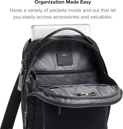 TUMI Harrison Warren Backpack - 15-Inch Laptop Backpack - Stylish Women's & Men's Backpack for Travel & Business - Black
