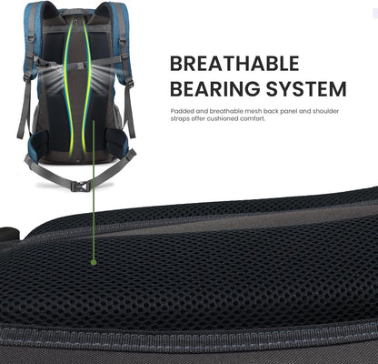 MOUNTAINTOP 40L Hiking Backpack Lightweight Travel Backpack for Men&Women Outdoor Camping Backpacking