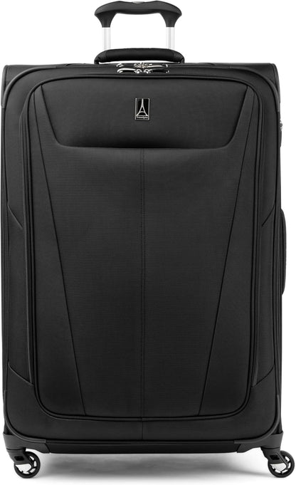 Travelpro Maxlite 5 Softside Expandable Checked Luggage with Spinner Wheels, Lightweight, 29-Inch — Black