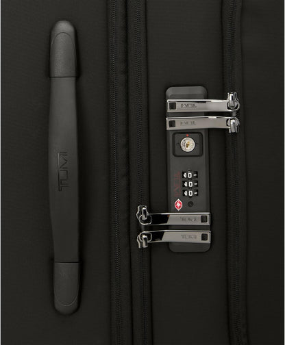 TUMI - Voyageur Leger 4 Wheeled Luggage - Women's Lightweight and Spacious, Sleek Silhouette, Durable Premium Suitcase - 26" Short Trip Expandable Packing Case, Black with Gunmetal Hardware