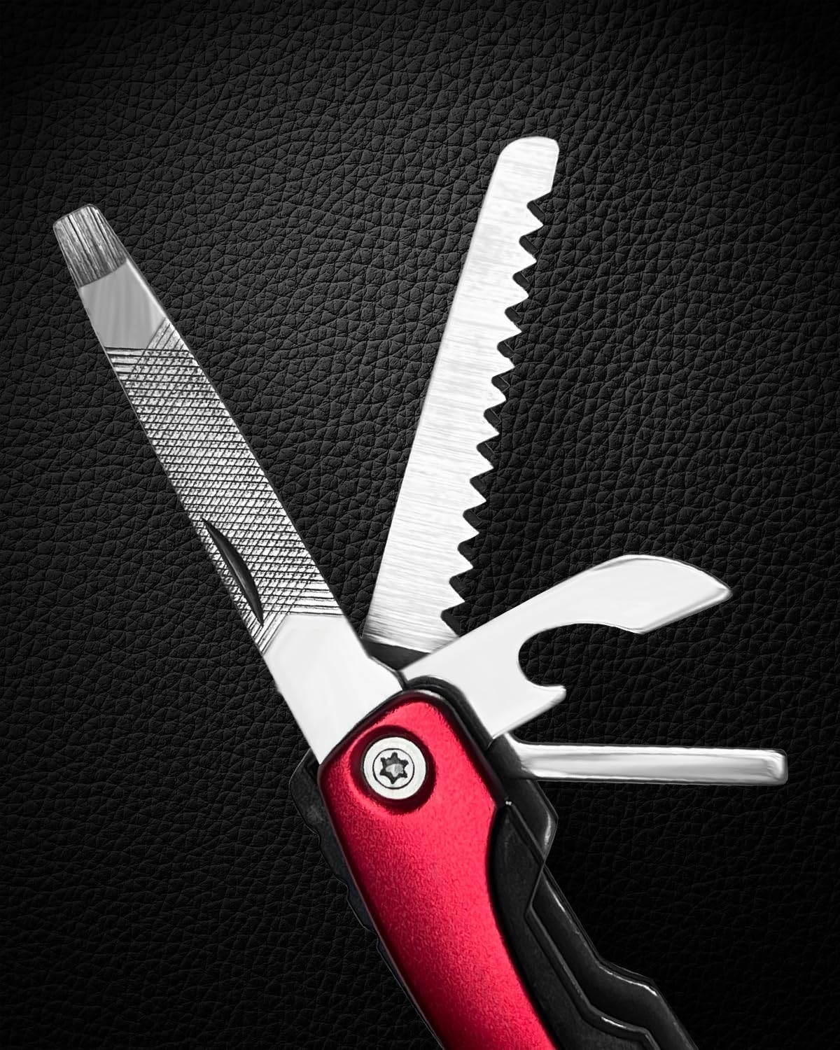 UNOONE 11-in-1 Multitool Pliers - Stainless Steel Pocket Knife with Pliers, Screwdriver & Bottle Opener - Aluminum Handle EDC Knives for Survival, Camping, Hunting, Hiking - Gift for Men Women (Blue)