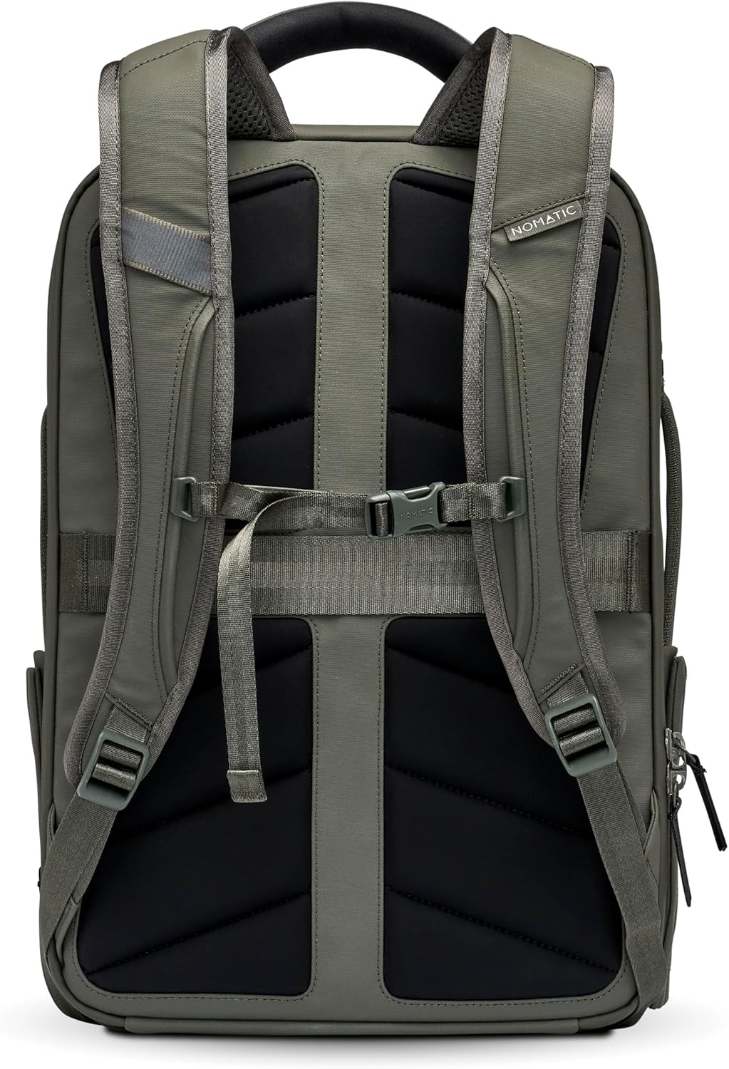 NOMATIC 14L Travel Pack - Water Resistant Laptop Bag - TSA-Ready Expandable Backpack (Olive)