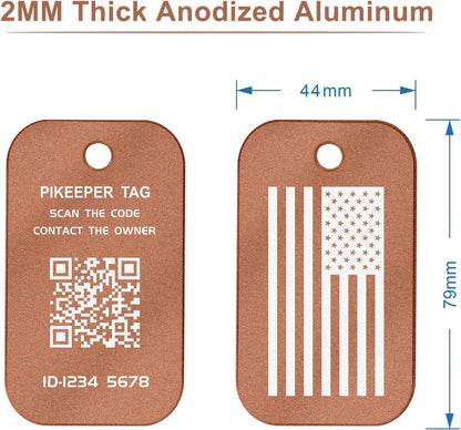 Smart Luggage Tags for Suitcases - Waterproof QR Code Bag Tags with Instant Location Alert, Self-Modifiable Info, Durable & Personalized Backpack Travel ID Tags, Hide Personal Details