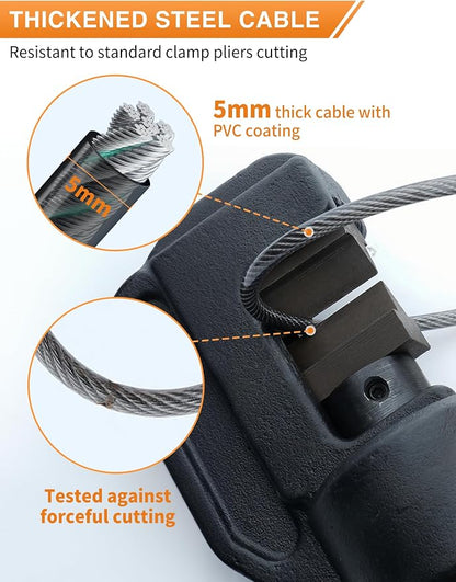4-Digit Combination Cable Luggage Lock - Image 6