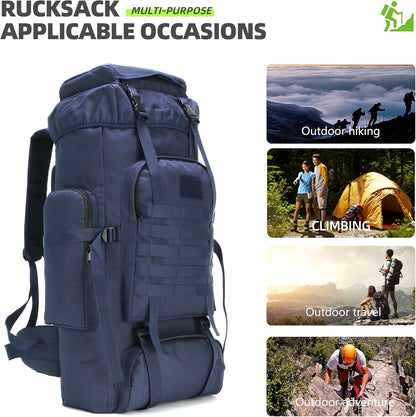 King'sGuard 70L Camping Hiking Backpack Tactical Backpack Military Molle Rucksack Backpack for Outdoor