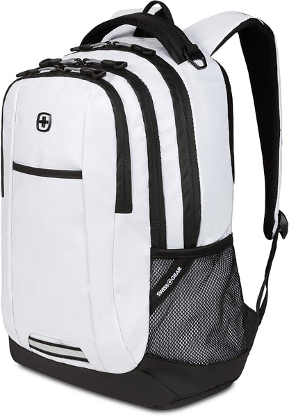 SwissGear Cecil 5505 Laptop Backpack, White, 18-Inch