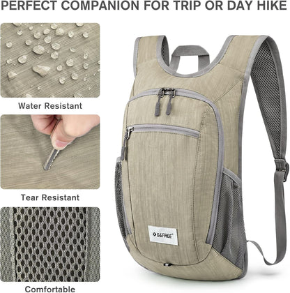 G4Free 10L/15L Hiking Backpack Lightweight Packable Hiking Daypack Small Travel Outdoor Foldable Shoulder Bag