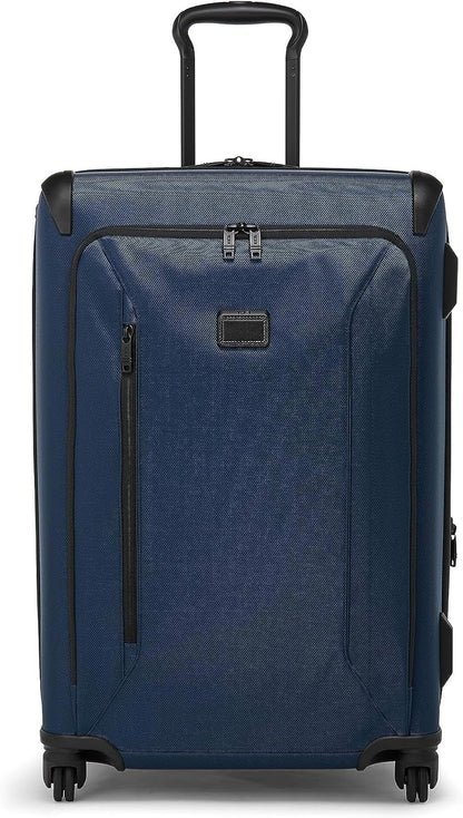 TUMI - Aerotour 4 Wheel Expandable Luggage - Men's and Women's Lightweight Business and Leisure Travel Suitcase - 26" Short Trip Expandable Packing Case, Navy