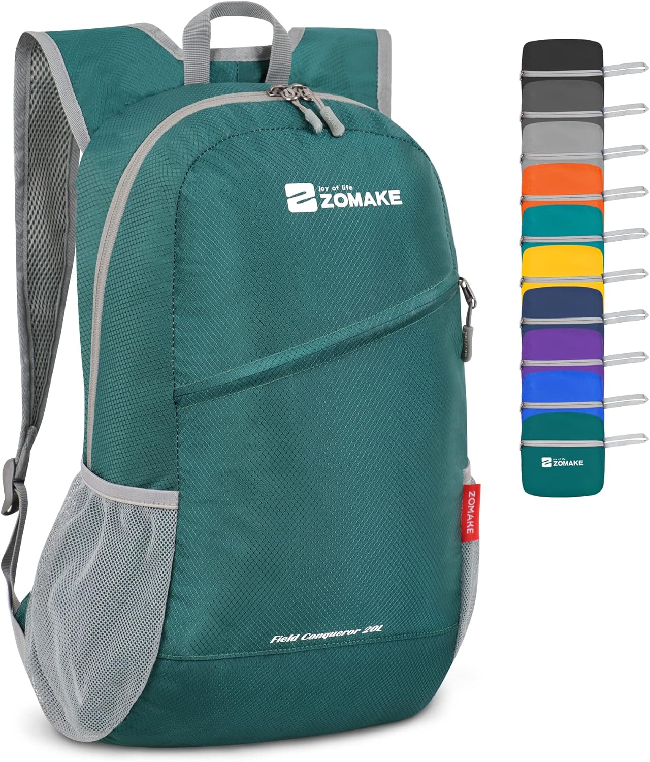 ZOMAKE Lightweight Packable Backpack 20L, Foldable Backpacks Small Daypack for Hiking Water Resistant Day Bag for Travel