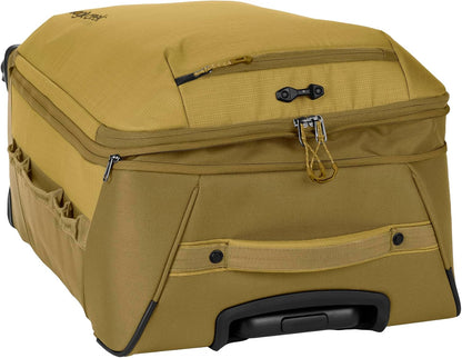 eagle creek Expanse 4-Wheel 21.5" International Carry-On Luggage - Rolling Four-Wheel Carry-On Luggage for Easy Travel - Lockable Zippers - Expandable Main Compartment - Telescoping Handles -Gold