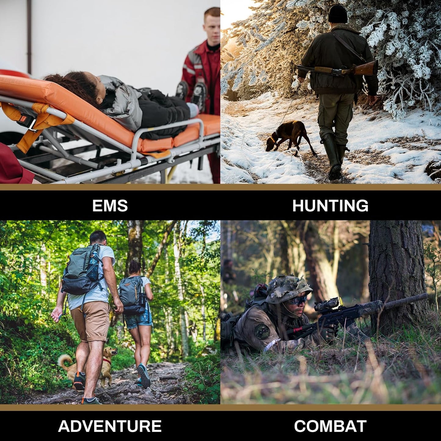 RHINO RESCUE IFAK Refill Kit 17Pcs with CAT Gen-7 Tourniquet, Emergency Tactical First Aid Kit Medical Supplies, IFAK Trauma Kit Combat Pack for Trauma Wound Care, Gunshot, Survival, Car & Camping