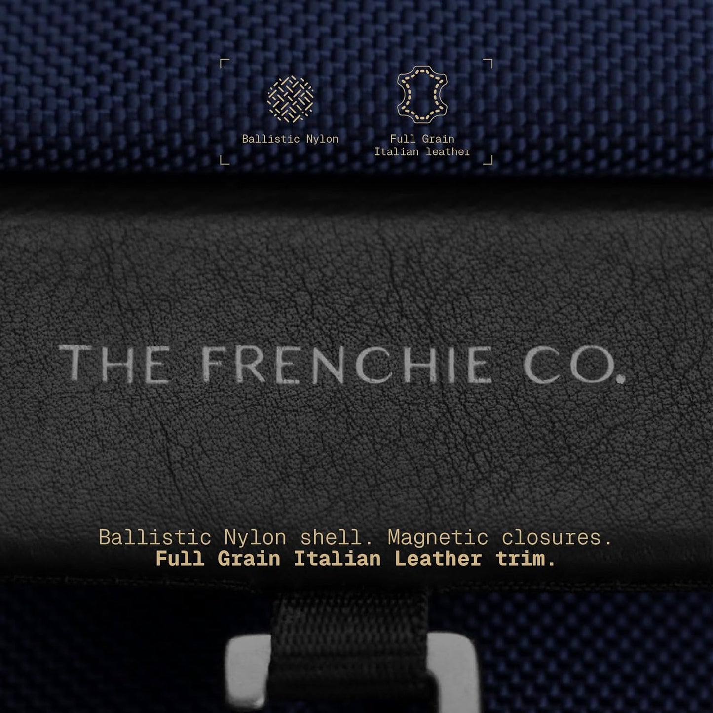 The Frenchie Co. - Work/Travel Speed Backpack - Expandable 23 to 30 liters - Laptop compartment with anti-theft magnetic closure - Ballistic nylon durable construction