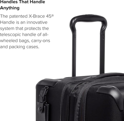 TUMI - Aerotour 4 Wheel Expandable Luggage - Men's and Women's Lightweight Business and Leisure Travel Suitcase - 26" Short Trip Expandable Packing Case, Black