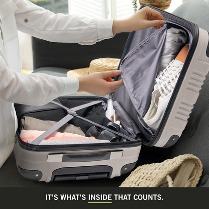 Kenneth Cole REACTION Out of Bounds, Mushroom, 20-Inch Carry On