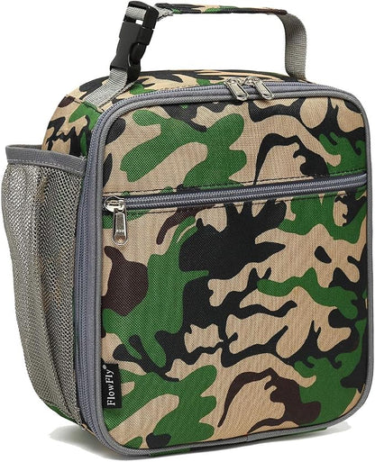 FlowFly Kids Lunch box Insulated Soft Bag Mini Cooler Back to School Thermal by FlowFly