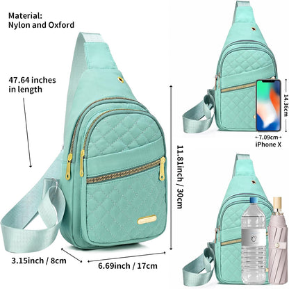 Small Sling Bag For Women Men Casual Crossbody Sling Backpack