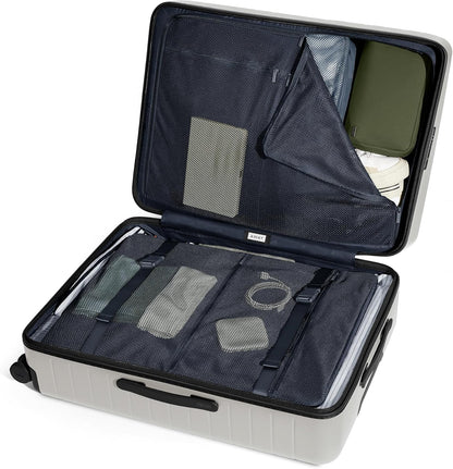 Away Large Checked Luggage, 29 Inch Hardside Suitcase with Spinner Wheels, Lightweight & Durable, TSA Lock, Cloud Gray