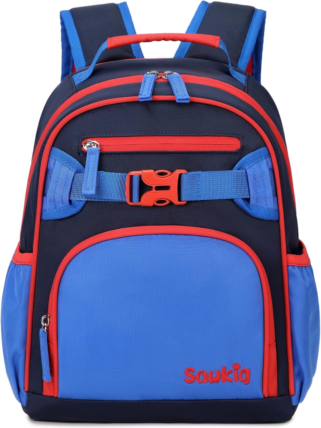 Cute Mini Toddler Backpacks for Boys 2-4 Little Kids Backpack Preschool Bookbag (Navy Blue Black)