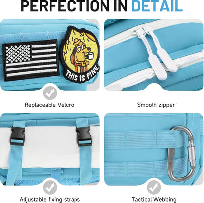 kcross 12L Mini Tactical Backpack for Men and Women, Tactical Backpack Small for Hiking, Small Tactical Bag