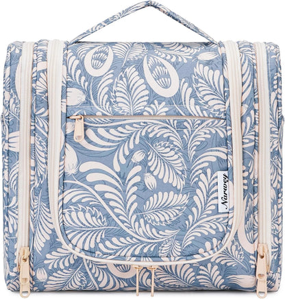 Narwey Hanging Toiletry Bag for Women Travel Makeup Bag Organizer Toiletries Bag for Cosmetics Essentials Accessories