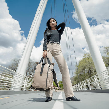 WANDRD All New PRVKE 15L V4 Camera Backpack: Built-In Camera Cube Travel Backpack with Quick Side Access, Rolltop Expansion, Clamshell Opening, Magnetic Tote Handles