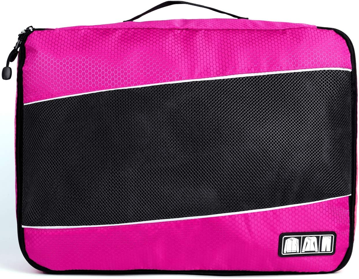 Packing Cubes Luggage Bags Organizer Durable Travel Accessories With Clothing Label