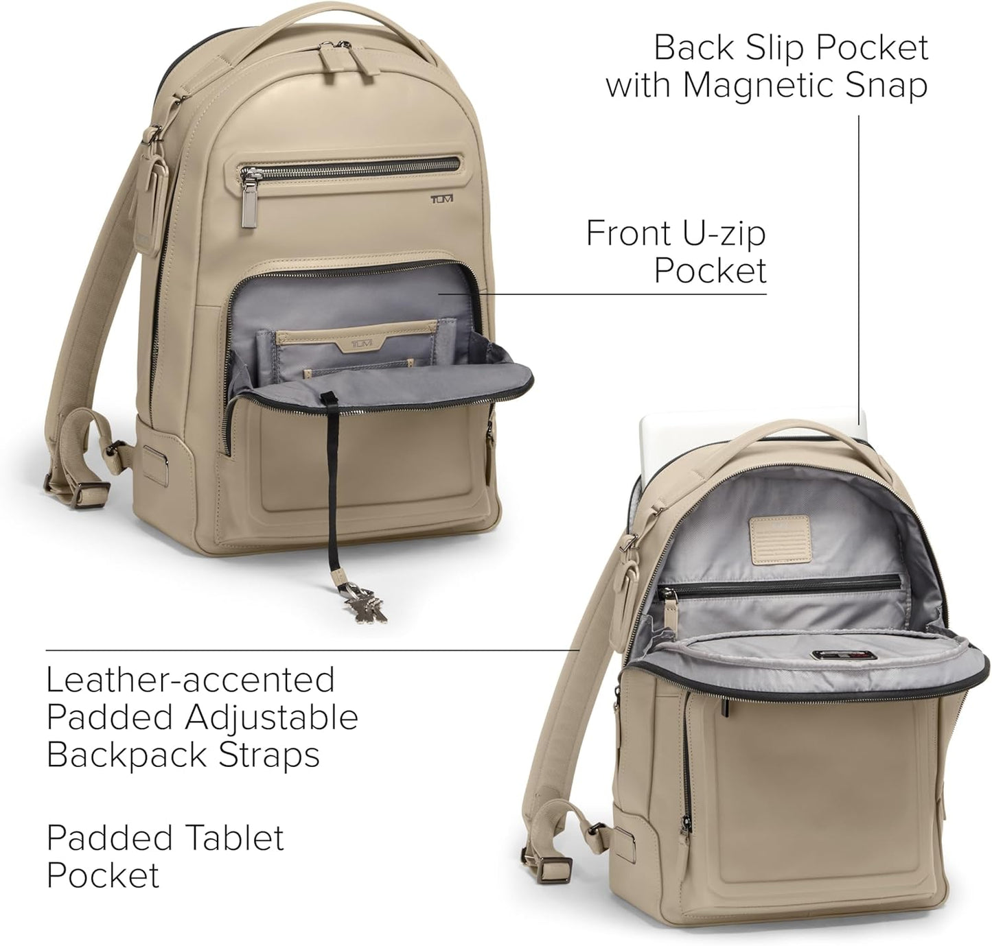 TUMI - Harrison Warren Backpack - 15-Inch Laptop Backpack - Stylish Women's & Men's Backpack for Travel & Business - Lime stone