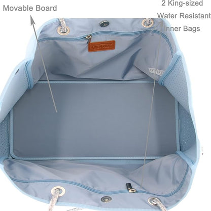 QOGiR Neoprene Multipurpose Beach Bag Tote - Image 5