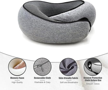 RURING Travel Pillows for Airplanes, Travel Neck Pillow Travel Pillow, Neck - Image 4