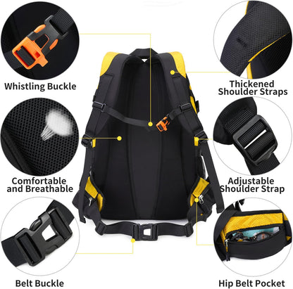 BOVIP 40L Hiking Backpack Waterproof Lightweight Daypack Travel Sports Camping Backpack for Men Women