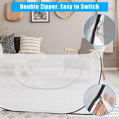 Large Pop Up Mosquito Tent, Portable Foldable Mosquito Net for Camping Bed Travel Patio (78 * 30 * 24inch)