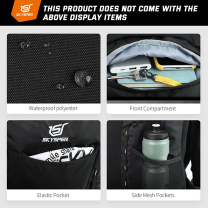 SKYSPER Hiking Daypack 30L Camping Backpack, Day Packs for Men Women Travel Outdoor Camp