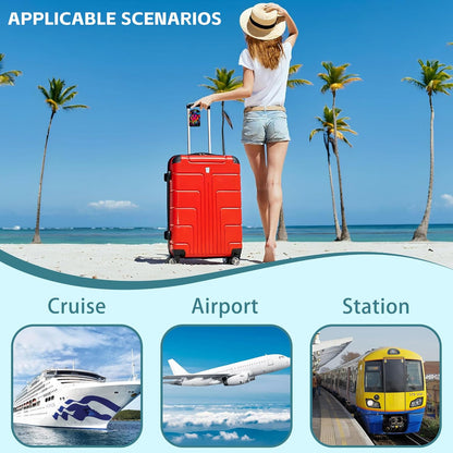 Colored Lion Head Luggage Tag for Suitcase Set of 2 PU Leather Cute Luggage Tags with Stainless Metal Loop ID Label Privacy Flap Suitcase Tags for Women and Men Travel