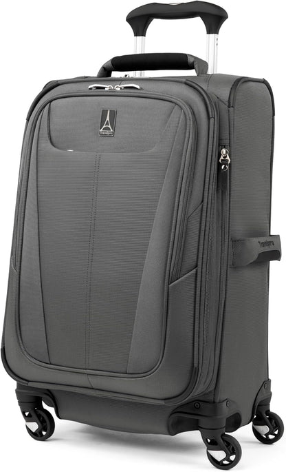 Travelpro Maxlite 5 Softside Expandable Carry-On Luggage with Spinner Wheels, Lightweight, 21-Inch — Shadow Grey