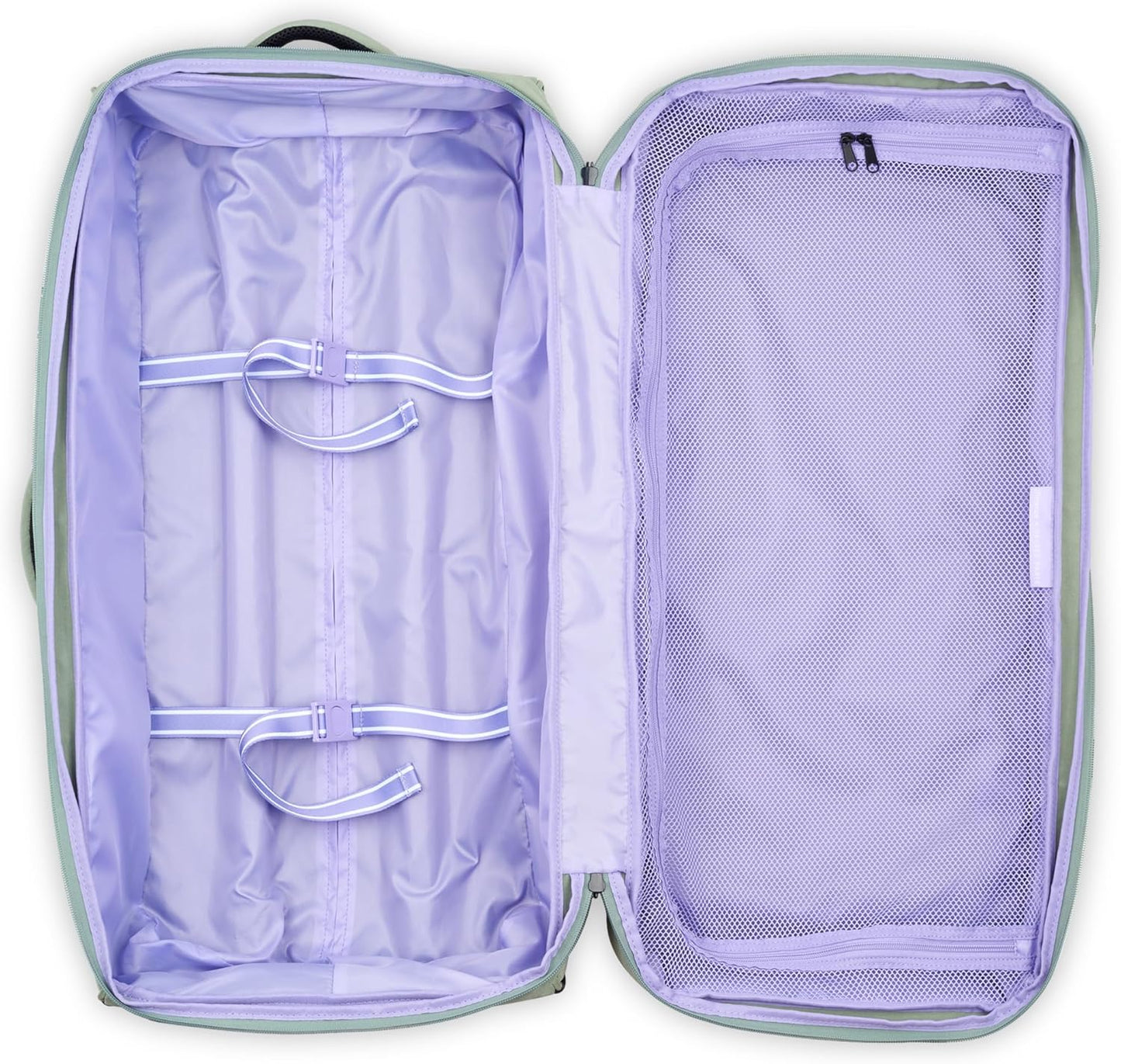 florence by mills Women's Two Wheel Rolling Travel Duffle Bag