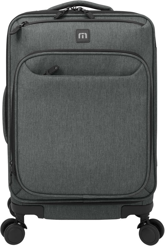 TravisMathew Quad Carry-On Spinner TMB400, Graphite Heather