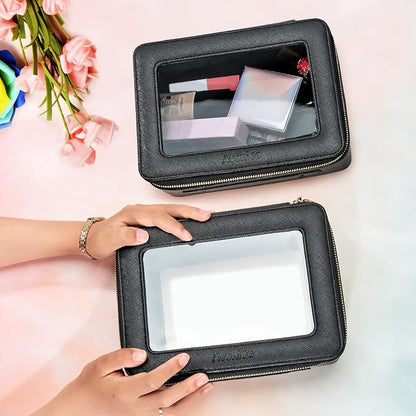 Aveniee Clear Makeup Bag Set, Portable Travel Toiletry Bag Cosmetic Case - Image 4