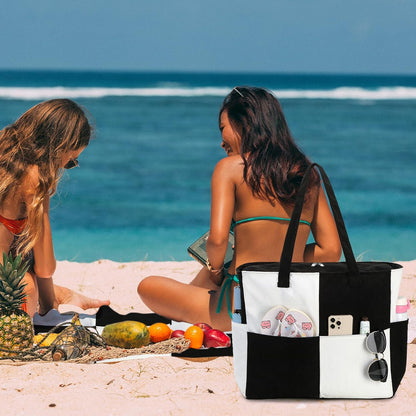 Waterproof Beach Tote Pool Bags for Women Ladies Extra Large Gym Tote Carry On Bag With Wet Compartment for Weekender Travel