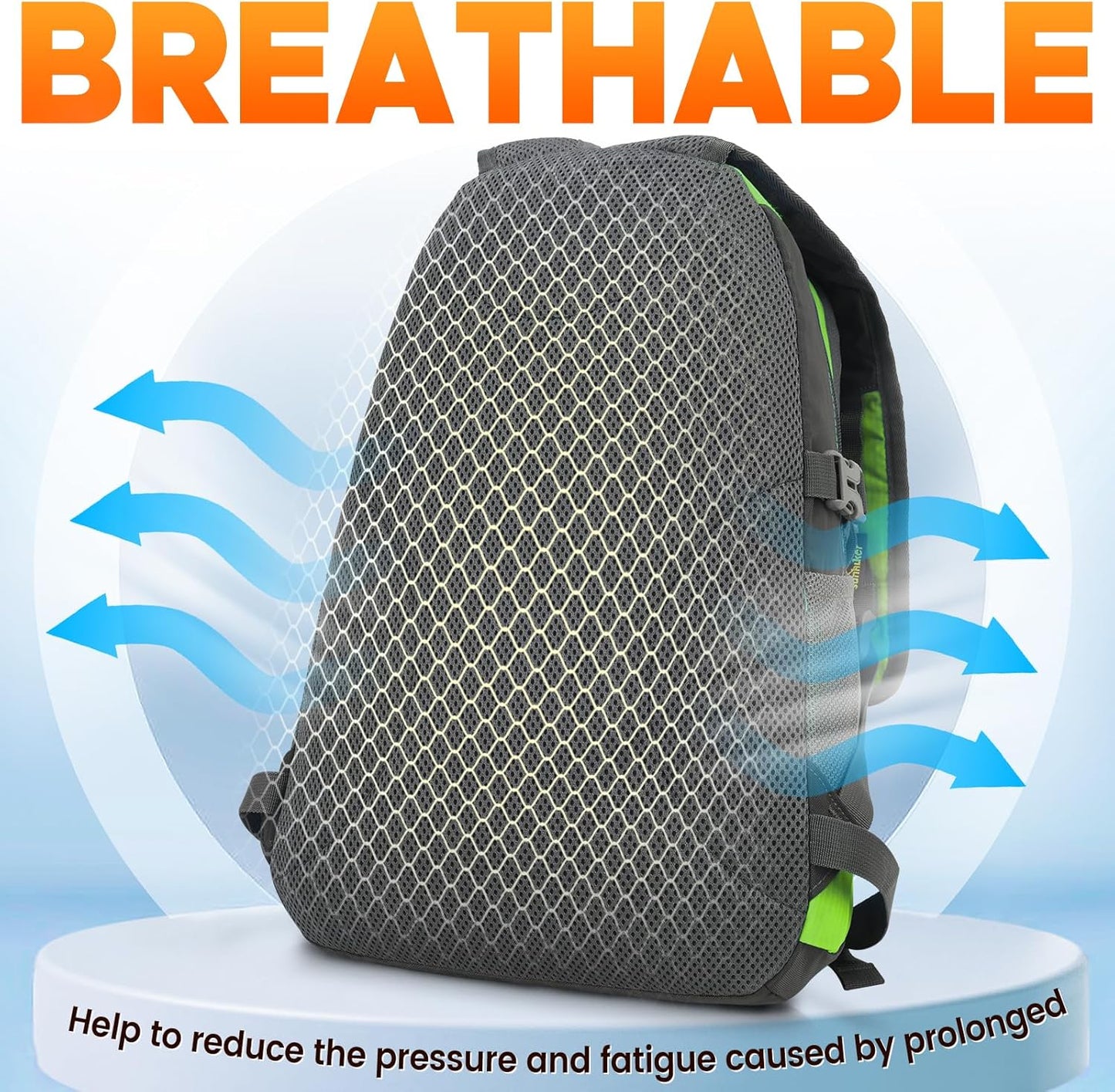 sunhiker Cycling Hiking Backpack Water Resistant Travel Backpack Lightweight SMALL Daypack M0714 (Green)