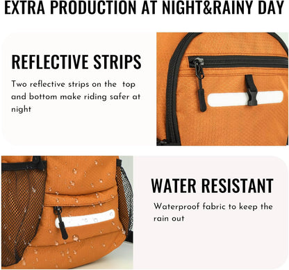 Zavothy 18L Multipurpose Hiking Backpack with 3L Water Bladder – Durable Hydration Backpack with Insulated Bladder Compartment, Hidden Helmet Holder & Rain Cover – for Hiking, Commuting, and Camping