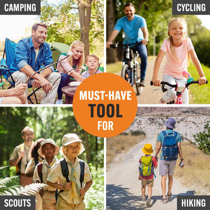 YOU ARE MY HERO Multitool 15-in-1 | Practical Gift for Dad Husband Grandpa Son, Engraved Multi Tool for EDC & Outdoors, Great Birthday Appreciation Gift from Daughter Son Wife, Unique Gadget for Men