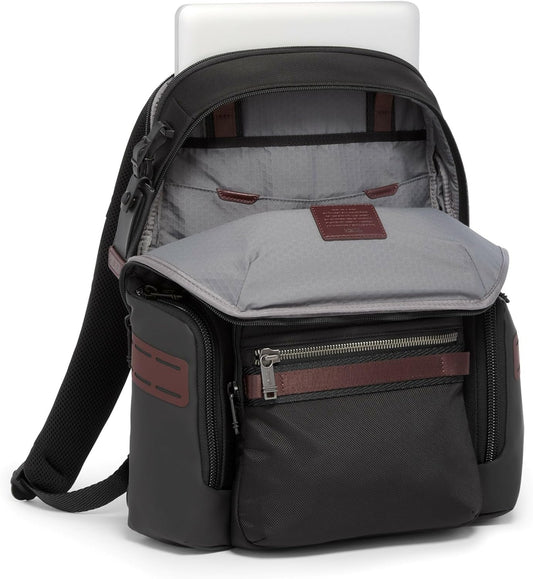 TUMI - Alpha Bravo Navigation Backpack - Everyday Travel Backpack - Fits Up to 15" Laptop - 16.0" X 14.0" X 7.3" - Oxblood
