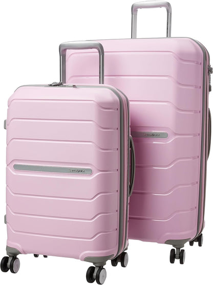 Samsonite Freeform Hardside Expandable Luggage with Spinners | Pink Rose | 2PC SET (Carry-on/Large)