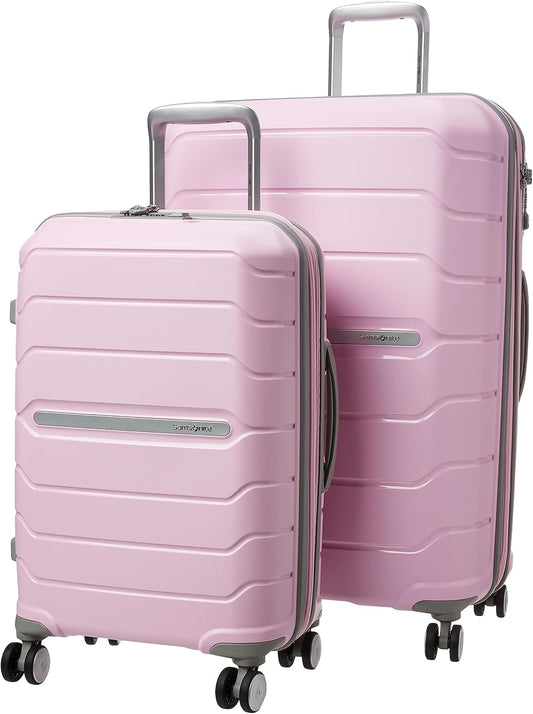 Samsonite Freeform Hardside Expandable Luggage with Spinners | Pink Rose | 2PC SET (Carry-on/Large)