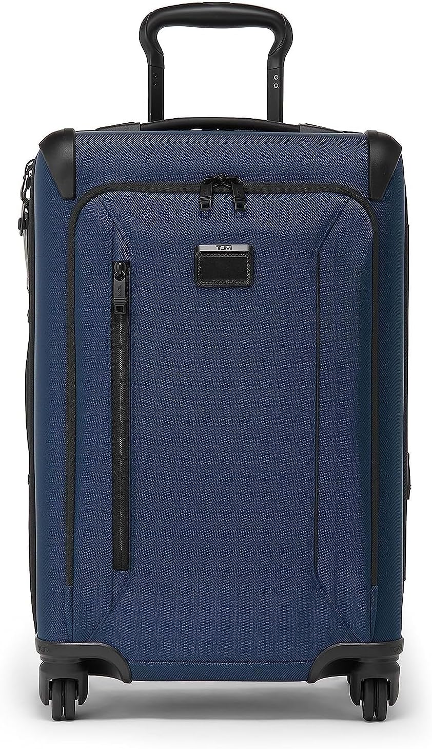 TUMI - Aerotour 4 Wheel Expandable Luggage - Men's and Women's Lightweight Business and Leisure Travel Suitcase - 21.75" International Expandable Carry-On, Navy