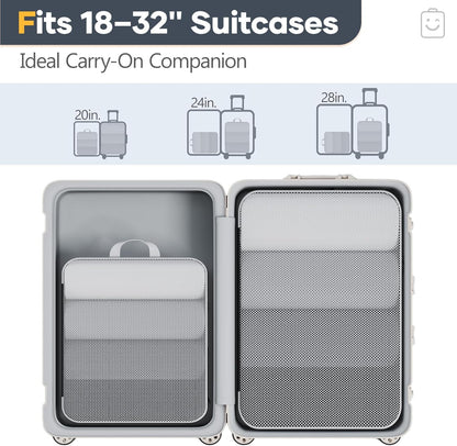 Veken 2/6/9/11 Set Compression Packing Cubes for Travel Essentials,Compressible Expandable Large Luggage Suitcase Organizer Bags for Clothing,Durable Space Saver Storage Bags(Black)