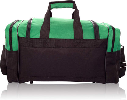 DALIX 17" Blank Duffle Bag Duffel Bag Travel Size Sports Durable Gym Bag