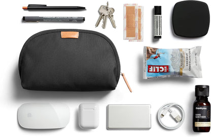 Bellroy Classic Pouch, Everyday kit, Leather and Woven Fabric (pens, Cables, Cosmetics, Personal Items)